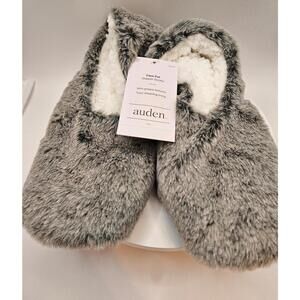 Auden Slipper Socks - 2prs M/L (8-10) - Dark Grey - BNWT